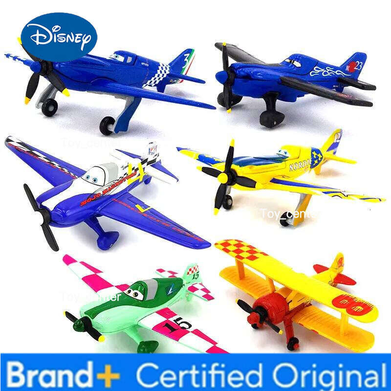 Disney Mew Pixar Planes 3 Role Character Dust Crophopper Skipper Dottie Alloy Diecast Plastic Models Toy Children Birthday Gift H260113