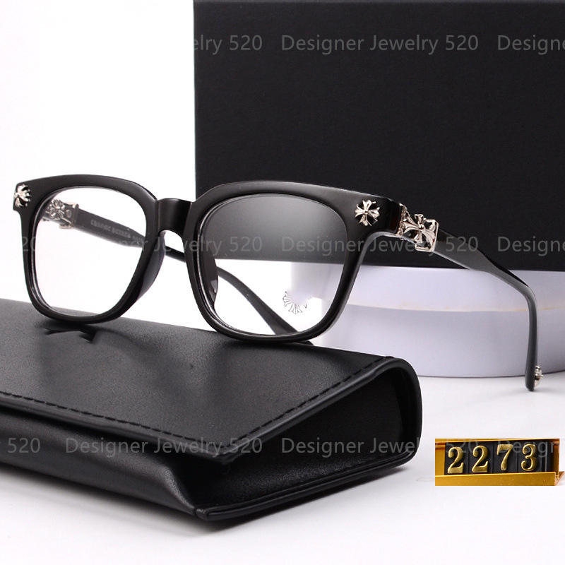 Luxury Designer Glasses Sunglasses High quality Chrome Sunglasses Cross Sunglasses For Women glasses Frames Men Fashion Plate Eyeglass with box