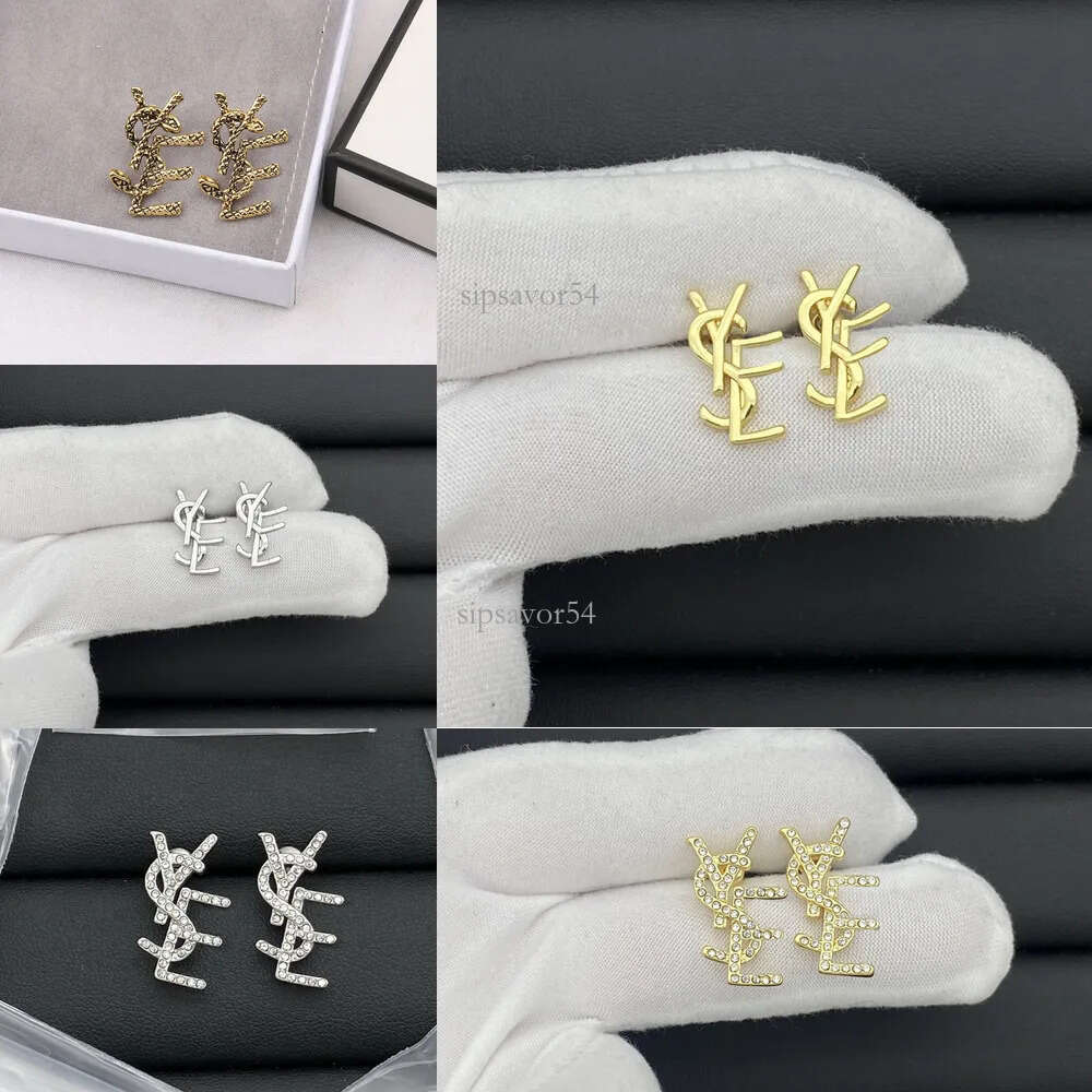 Fashion Tassels Stud Earrings with Pearl and Crystal Embellishments Designer Letter Fashionable Women Romantic Gift for Special Ocns yslly bracelet 995