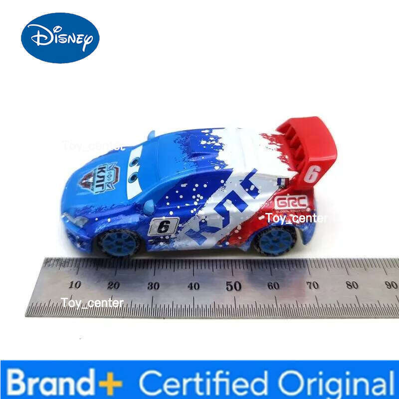 Disney 1:55 Pixar Snowflake Edition Longge rally Holley alloy die-casting Cars Model kids toys christmas gift H260113