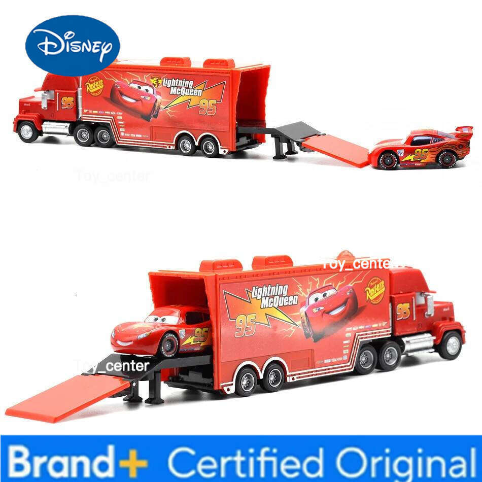 Disney Pixar Cars And Toy Set Lightning Mcqueen Mike Uncle The King Cruz 1/43 Diecast Model Trucks NEW YEAR Gift for Kids H260113