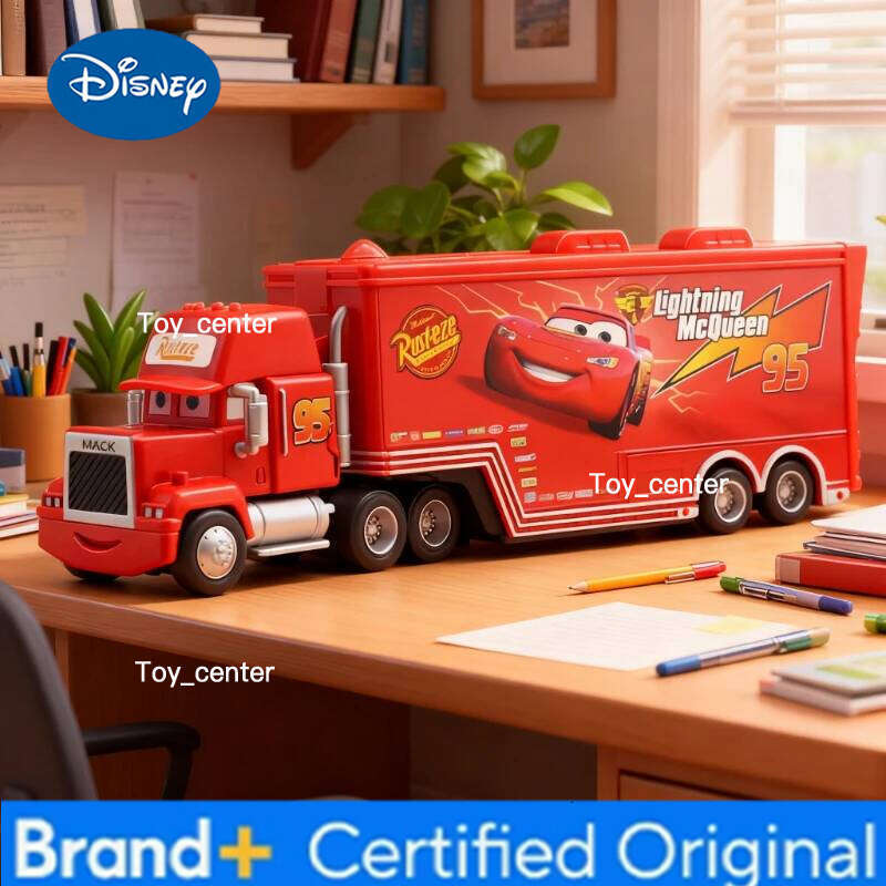 Disney Pixar Cars And Toy Set Lightning Mcqueen Mike Uncle The King Cruz 1/43 Diecast Model Trucks NEW YEAR Gift for Kids H260113