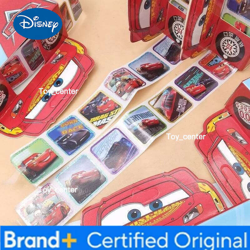 Disney Anime Peripherals Lightning McQueen Creative Cartoon Cute Roll Small Stickers DIY Self-Adhesive Decorative Gifts H260113