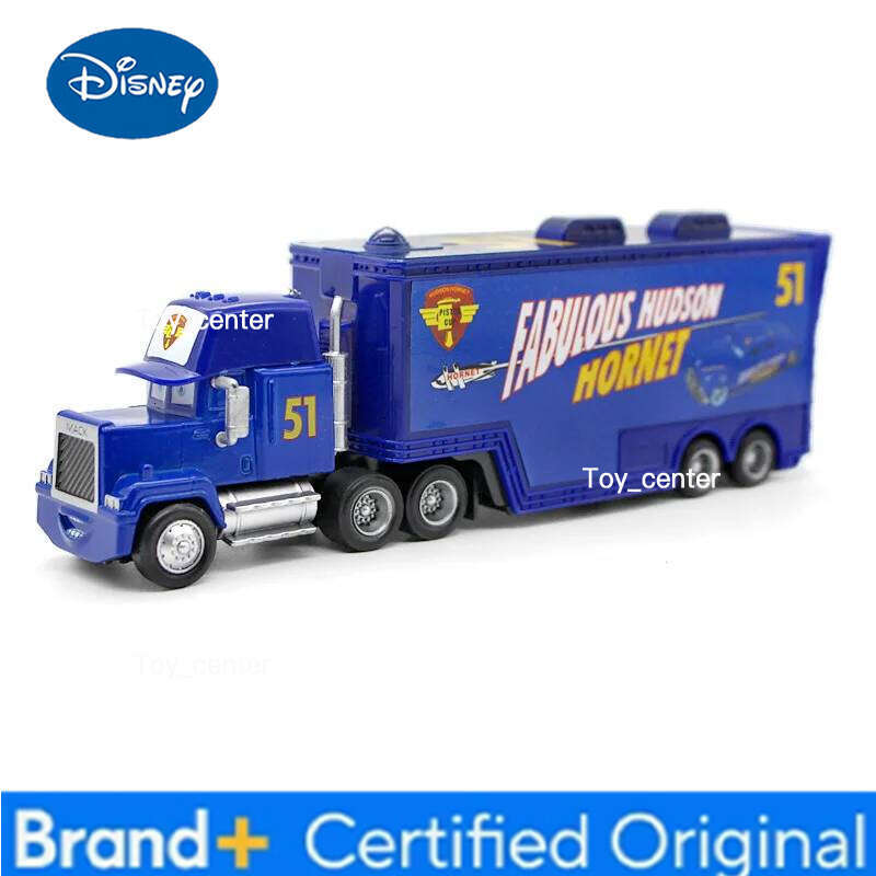 Disney Pixar Cars 95 Lightning McQueen Container Trucks Mack Toy Car Ramirez Racing 1:55 Die Cast Model Children Birthday Gifts H260113