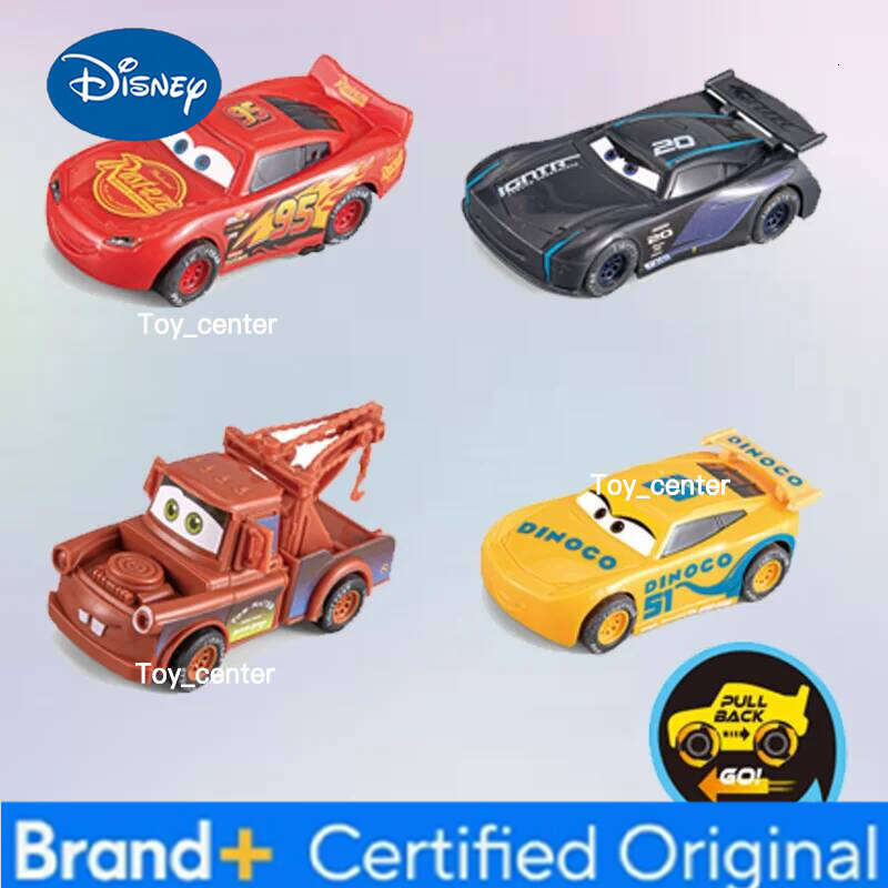 Disney Hot Pixar Off-Road Vehicle Pullback Toy Set Alloy Plastic Lightning Mcqueen Model Cars Play Vehicles For Kids Xmas Gift H260113