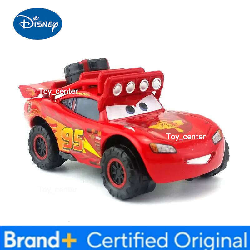Disney Pixar Cars 2 Red Off-road High Foot Lightning McQueen 1:55 Diecast Metal Alloy Toys Car Boys Birthday Christmas Gifts H260113