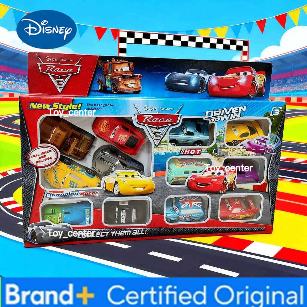 Disney Desney 12-piece Jackson set special offer Pixar Cars Lightning McQueen Mater PVC model car toy for kids birthday gifts H260113