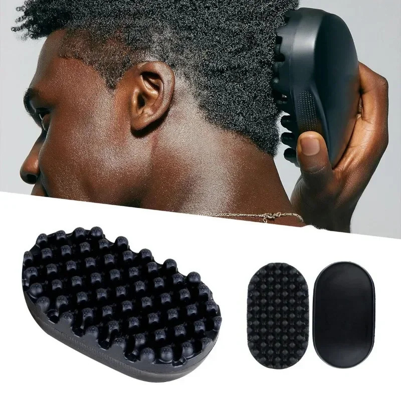 Curling Hair Sponge Barbers Styling Dreadlock for Black Curls Hairdressing Massage Cleaning Tools for Men Afro Curl Brush 260109
