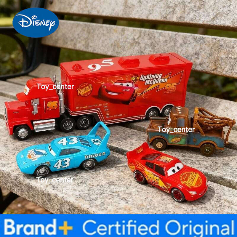 Disney 2025 Hot 12Pcs Pixar Cars Gift Box Metal Diecast lightning McQueen Car Model Toy Jackson Uncle Truck Boy Birthday Toys H260113