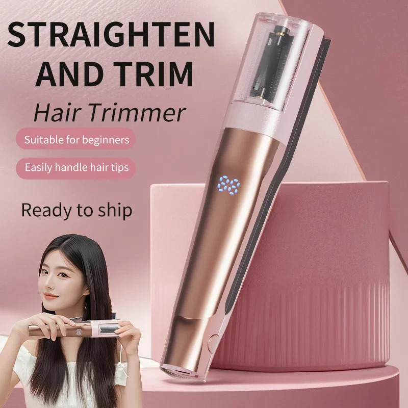 Hair ends Trimmer Split Remover Dry Damaged Brittle Professional Automatic Trim Split for Women Cordless Hair cutting machine 260112