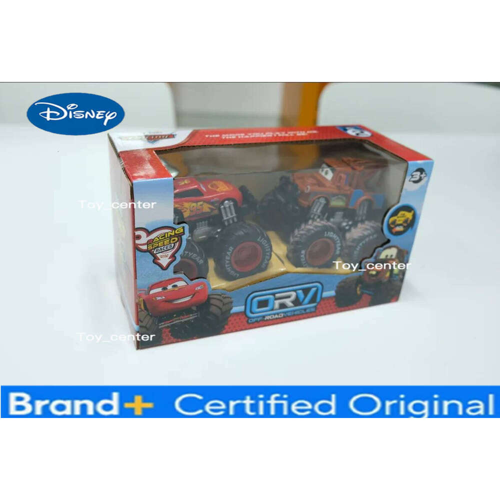 Disney New Dual Inertia Off-Road Vehicle Set - Automobile General Mobilization Two Pack Plastic Models Mixed Variety For Toys & Hobbies H260113