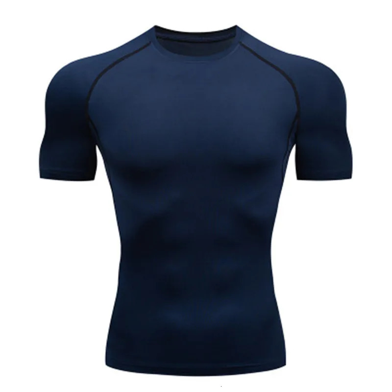 Mens T Shirt Outdoor Training Fitness Gym Jogging Running Sweatshirt Bat/-Man Compression Shirts Tight Elastic Breathable 260104