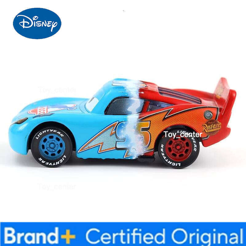 Disney Racing Mobilization Blue Lightning Tongue Out McQueen Alloy 1:55 Die Casting Mini Car Piston Cup Toy Children's Birthday Gift H260113