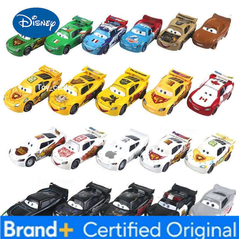 Disney Pixar 2 Lightning McQueen Model Car 1:55 Diecast Metal Alloy Toys For Kids Boys Christmas Gift Toy H260113