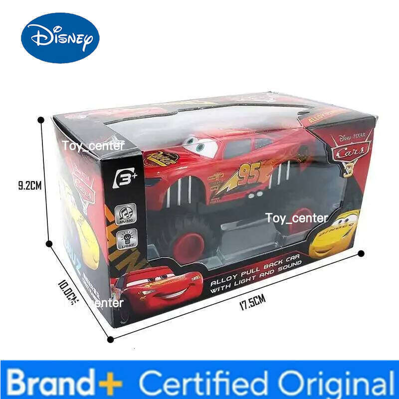 Disney Pixar Cars 3 Lightning McQueen Black Storm Jackson Cruz Sound and Light Big wheel Off road Alloy Car Children's Gift H260113