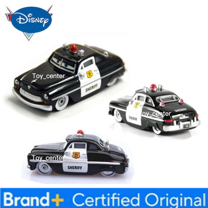 Disney Pixar Cars 2 Metal Alloy Sheriff Model Boy Toy Lightning Mcqueen Toys Car Best Kids Birthday Christmas Gift H260113