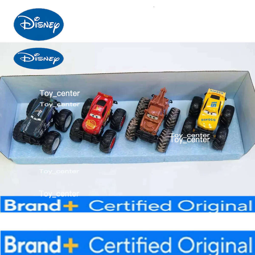 Disney Pixar New Cars 4pcs/set off Road Vehicle Pullback Toy Alloy Plastic Lightning McQueen Car Model Kids Gift Play Vehicles H260113