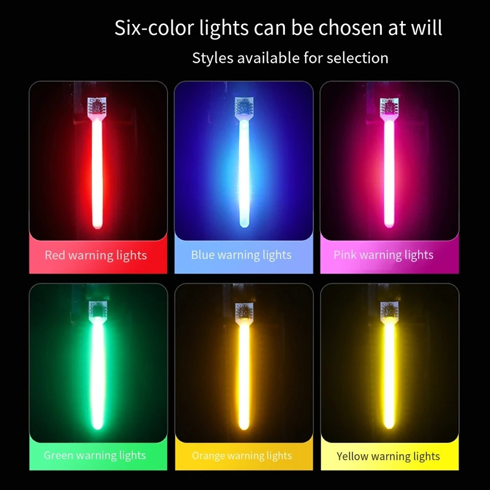 1pc Bicycle Safety Tail Light Outdoor Riding Night Light Waterproof Cycling Rechargeable Bike TailLight Streamlined USB Charging 260112