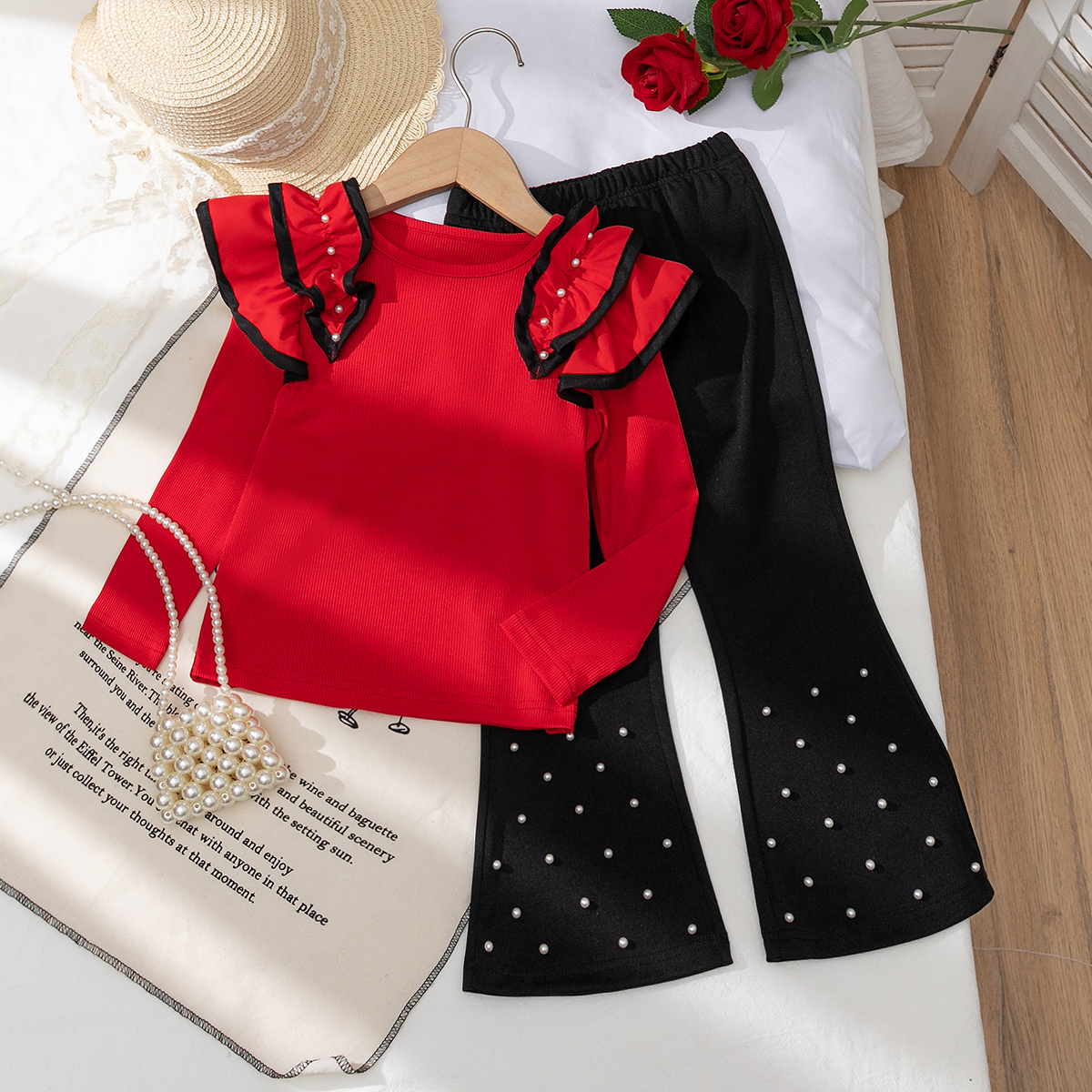 Girls' Ruffle Pearl… - image