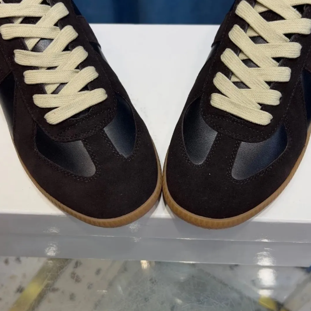 quality german mm6 army shoes sneakers gum gats trainer paint trainers gat sneaker black grey white painter nude patent brown nutmeg wens mensJ260516