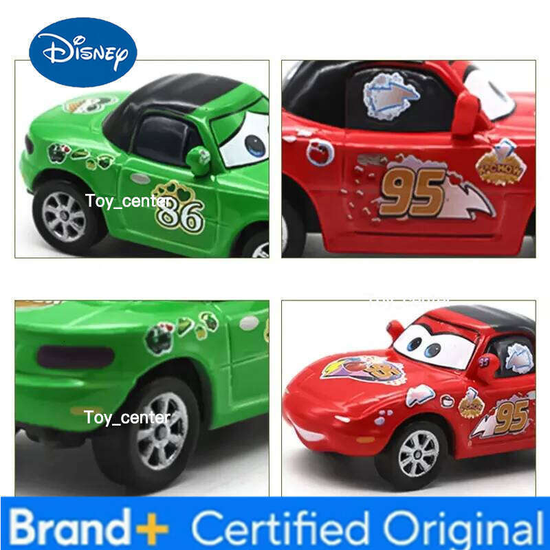 Disney Pixar McQueen Chick Hicks Fans Series Metal Diecast Model Cars Kids Toy Christmas gift H260113