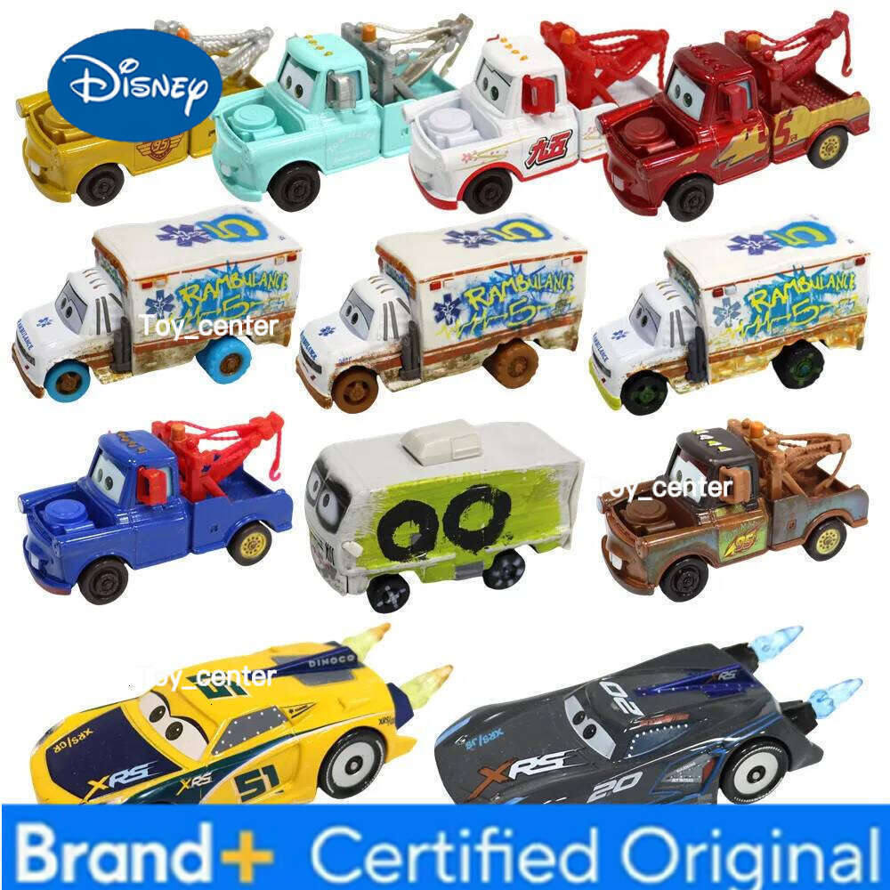 Disney Alloy Pixar Cars Arvy Cruz Ramirez McQueen Mater Mr. Destruction 1:55 Diecast Metal Car Model Toy For boy Christmas Gift H2601131