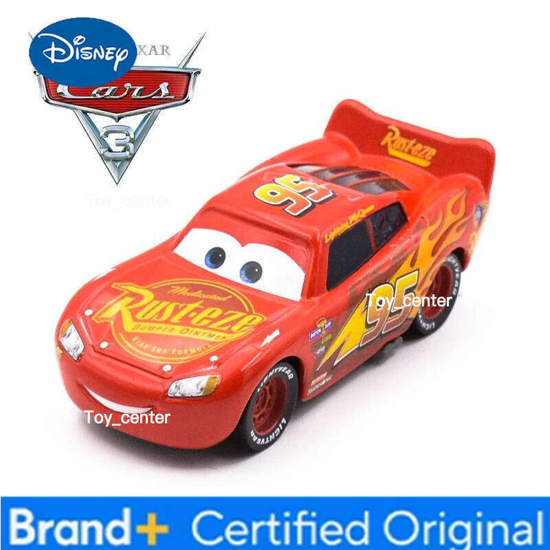 Disney Pixar Cars 3 Metal Diecast Vehicles Gold Color Lightning McQueen Dinoco Cruz Ramirez Car Toy Birthday Holiday Gifts H260113