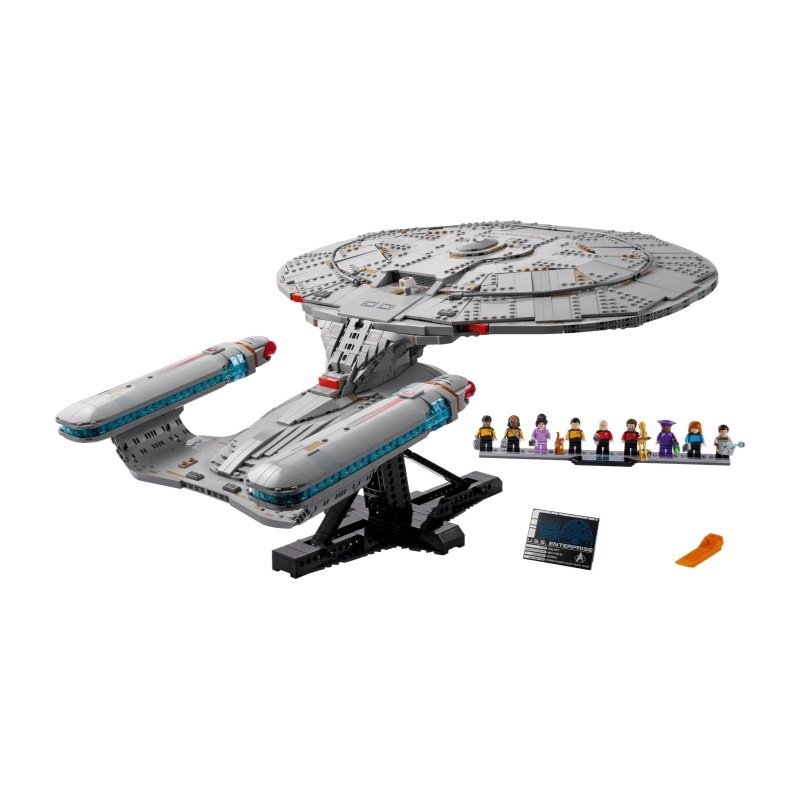 ICONS Series 10356 Star Trek Federation Starship Assembly Building Blocks Toy