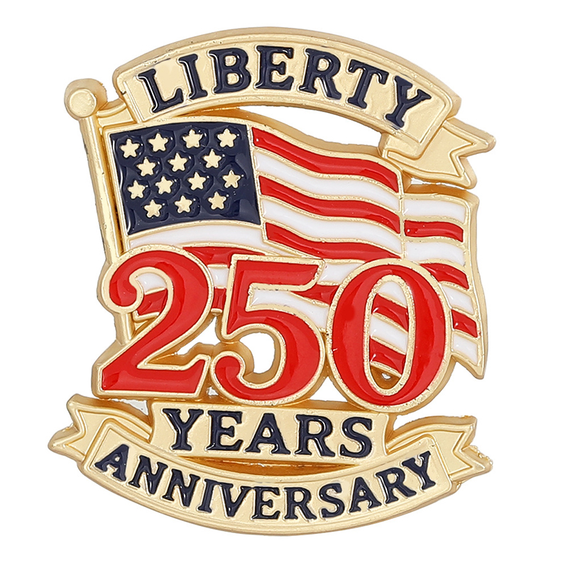 Commemorative Brooch for The 250th anniversary Of the Founding of The United States; Veterans' Commemorative Badge 27