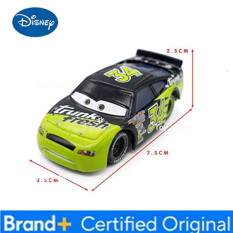 Disney New 11 racing cars 93 52 70 61 39 No. 34 Alloy model toy children's birthday gift H260113