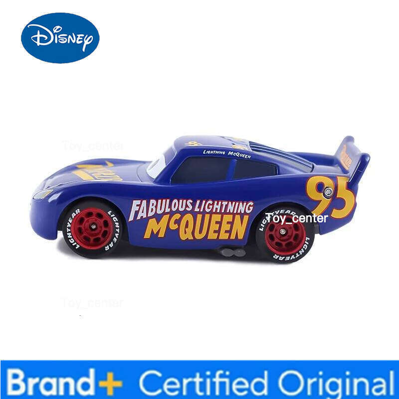 Disney Pixar Cars 95-3rd Generation Blue Metal Diecast Car 1:55 Lightning McQueen Boy Girl Gift Collection Toy H260113