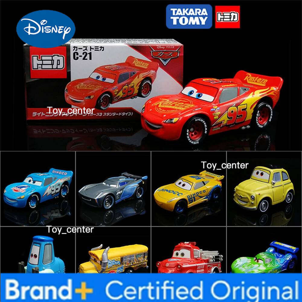 Disney Takara Tomy Tomica Pixar Cars Alloy Diecast Car Toy Lightning McQueen Mater Jackson Storm Ramirez Guido Collectible Model H260113