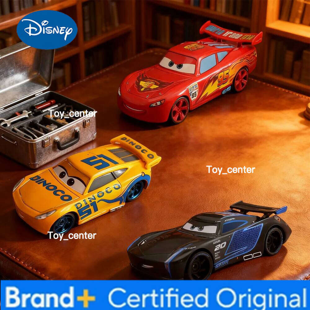 Disney Pixar Cars Lightning McQueen Jackson Storm Chick Hicks Mack Truck Collection Die Metal Model kids toy Christmas Gift H260113