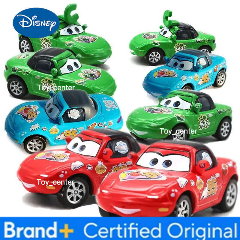 Disney Pixar McQueen Chick Hicks Fans Series Metal Diecast Model Cars Kids Toy Christmas gift H260113