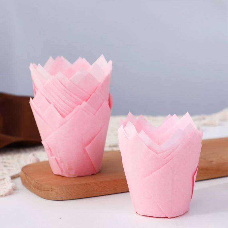 Kitchenware Food Grade Oilproof Cupcake Liners, 100pcs Mini Paper Baking Cups for Muffin Chocolate Holiday Party in Dining Room & Living Room