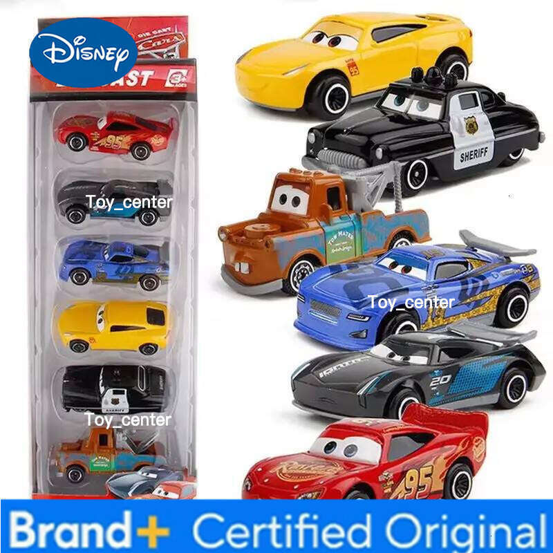Disney Pixar Lightning Mcqueen Jackson Storm Diecast Pvc Car Model 1:55 Collectible Toy Truck Gift Box Suitable For Kids Festival Gifts H2601131