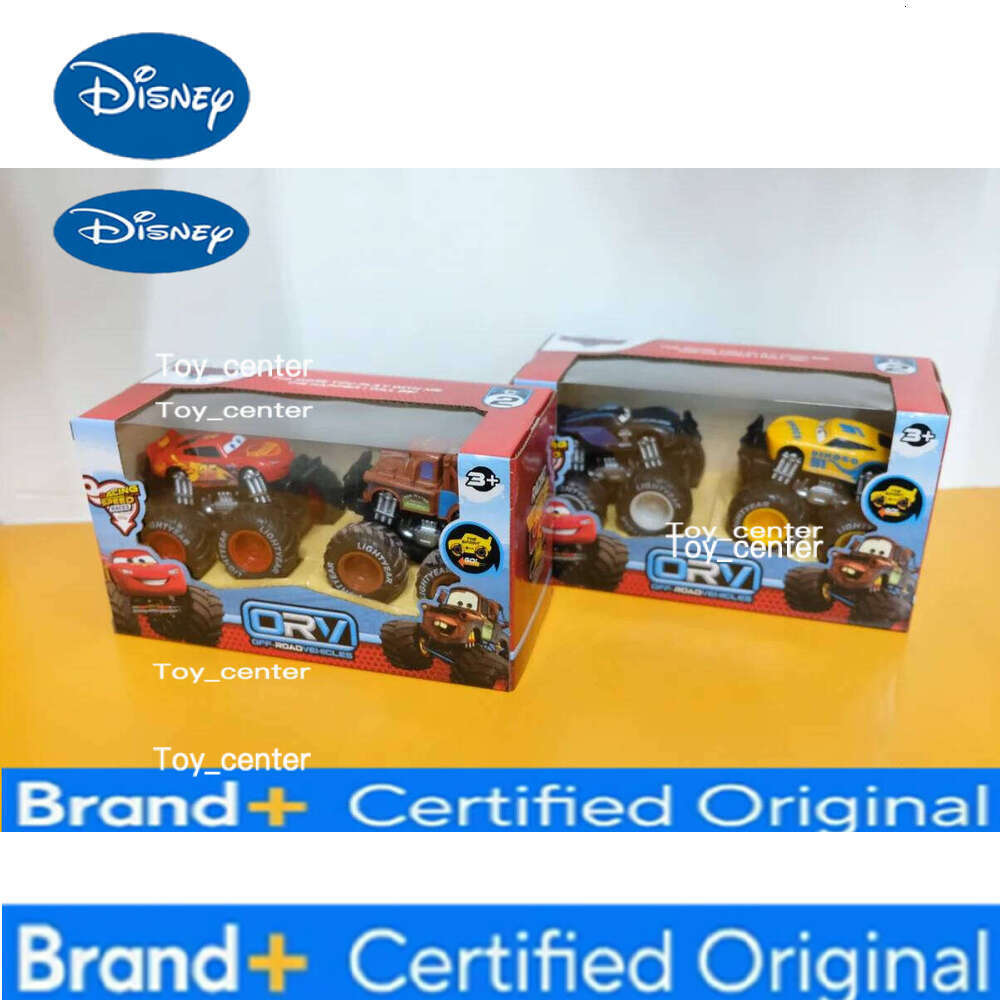 Disney Pixar Dual Inertia Off-Road Vehicle Cars Pullback Lightning Mcqueen Mater Plastic Car Model Set Toys Kids Christmas Gifts H2601131