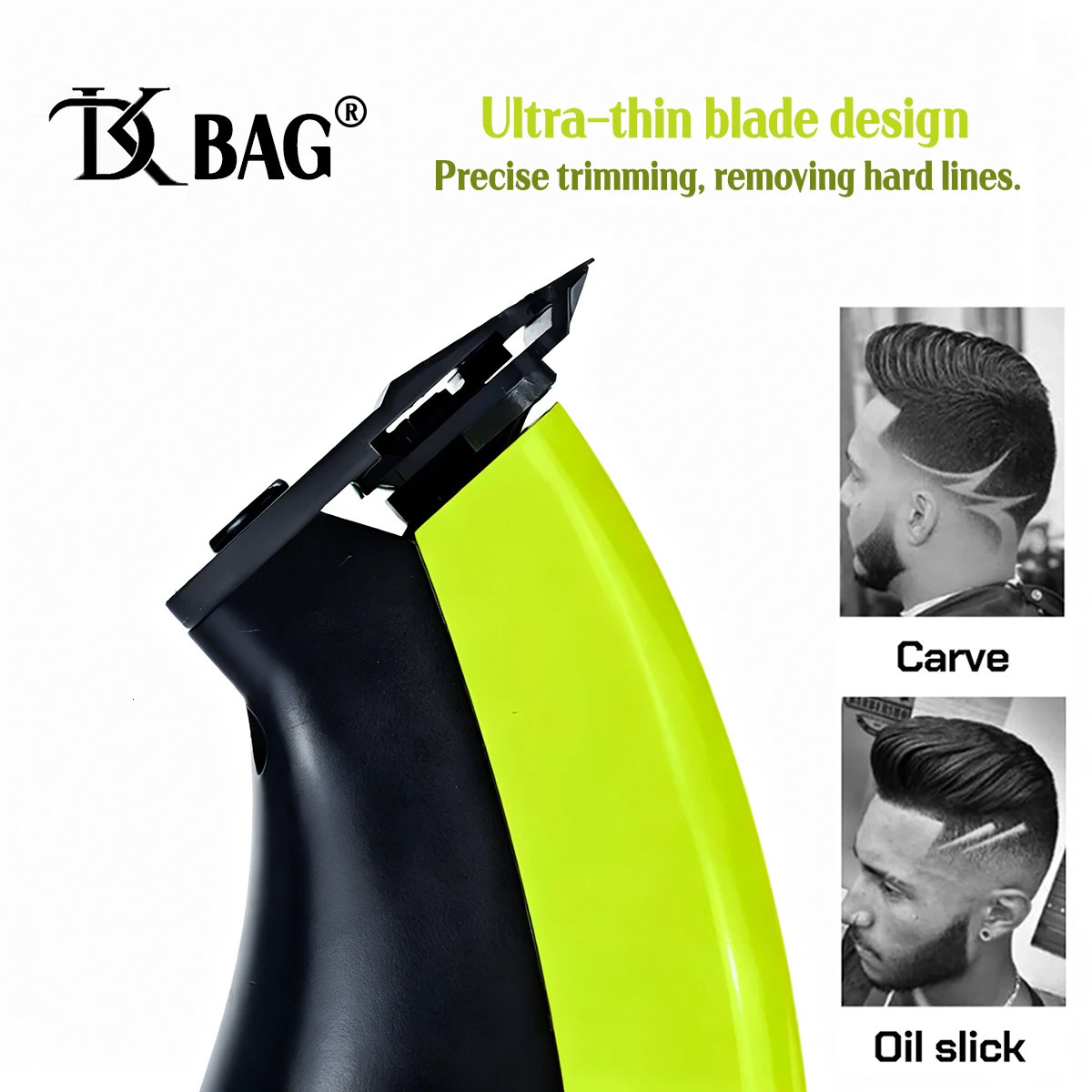 DK 088 Professional Mens Trimmer 7500RPM External Rotor Brushless Motor Barber Scalelike DLC Blade Hair Clipper Salon Use 260112 C260312
