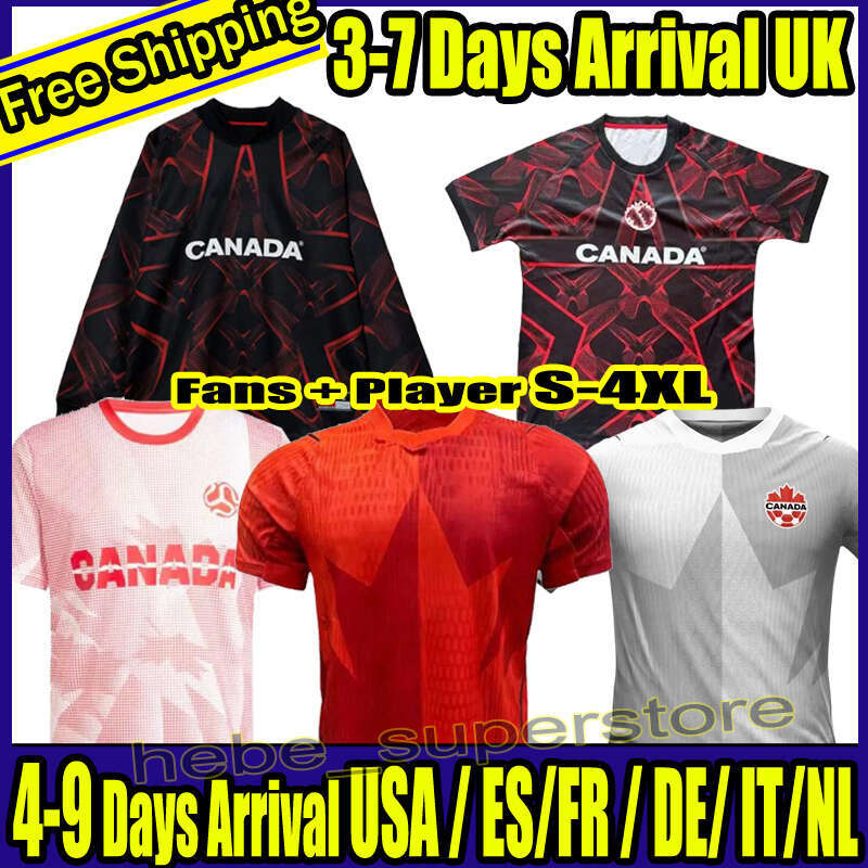 S-4XL 2026 2027 Canada Soccer Jerseys DAVIES EUSTAQUIOBUCHANAN LARIN DAVID OSORl0 Kits Men's Uniforms football shirts T home away third MEN WOMEN national team