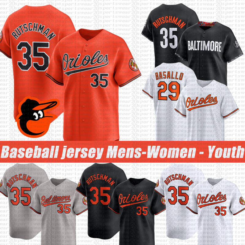 Baltimores Jerseys Orioles jersey 35 Adley Rutschman 2 unnar Henderson Cionel Perez Cedric Mullins Corbin Burnes Colton Cowser Baseball Jerseys