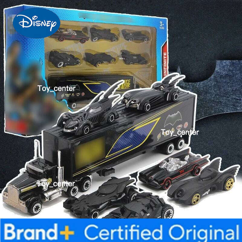 Disney New Alloy War Toy 6 Tank with Container Truck Children's Pocket Set Small Car H260113