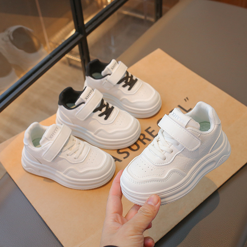 zapatillas Girl shoe spring Autumn Boy White Shoe Casual Running kid Shoe Anti Slip Soft Sole Sneaker kid tenis Size 26 - 37