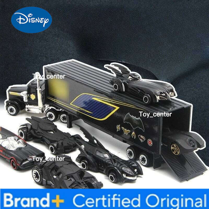 Disney New Alloy War Toy 6 Tank with Container Truck Children's Pocket Set Small Car H260113