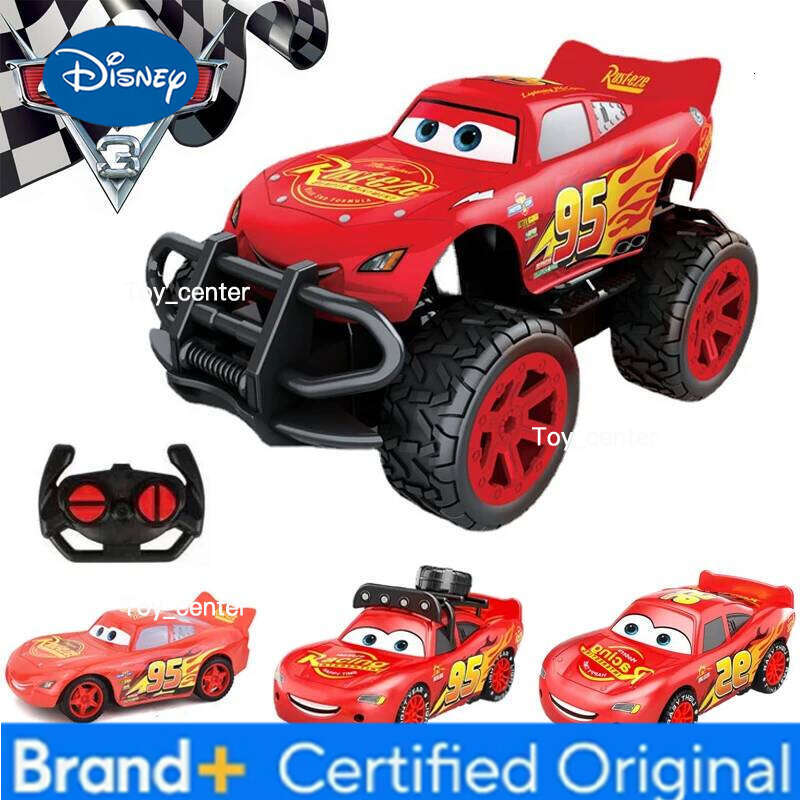 Disney Pixar Cars 3 Electric Toy Lightning Mcqueen Four Channel Cross-country Remote Control Car Model Toys For Children Gif H260113