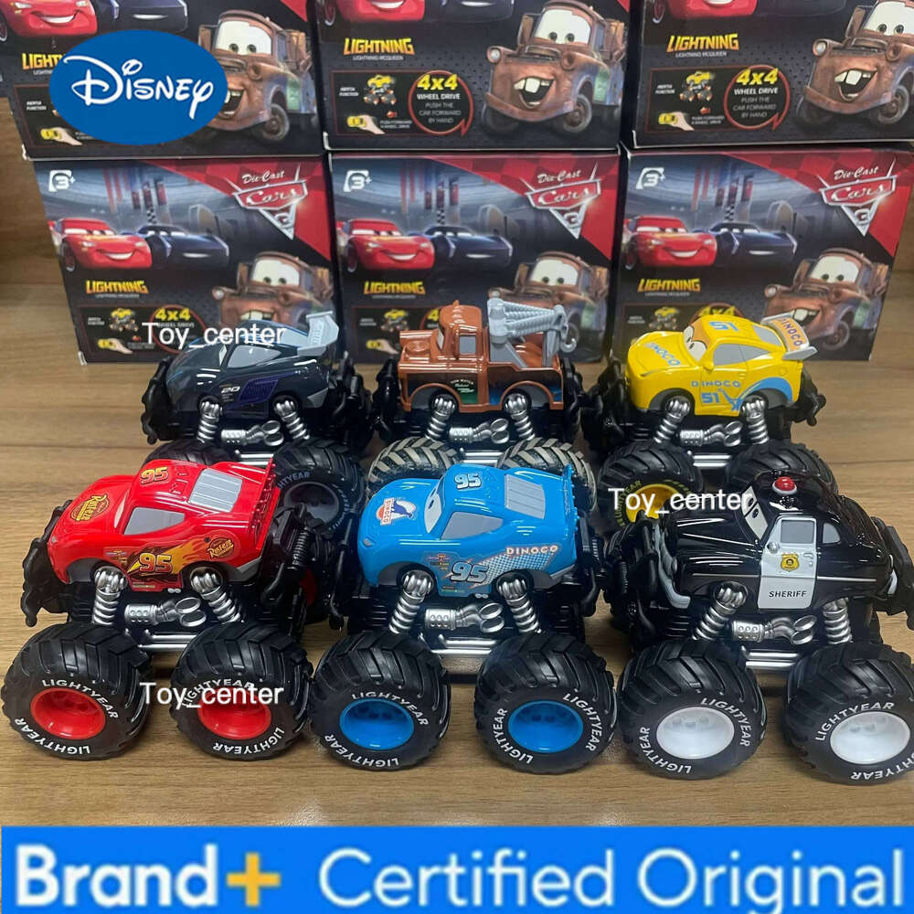 Disney Pixar Set Lightning Mcqueen Figures Jackson Storm Mack Uncle Truck Pull-Back Cars Model Doll Children Toy For Gift H2601131