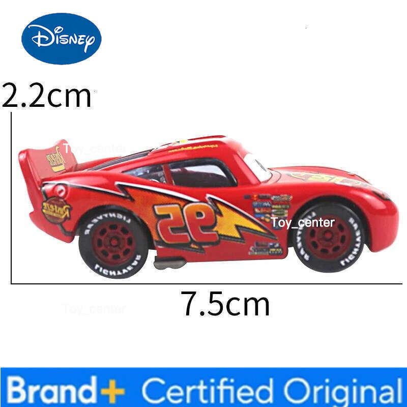 Disney Pixar 2 Lightning McQueen Model Car 1:55 Diecast Metal Alloy Toys For Kids Boys Christmas Gift Toy H260113