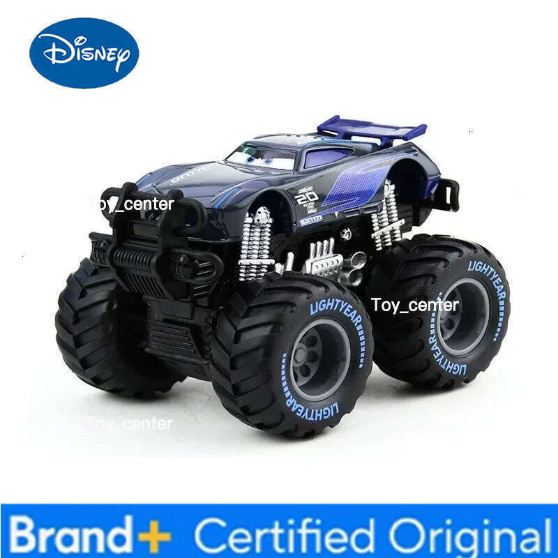 Disney NEW 2025 Pixar Cars Toy Lightning McQueen Large Wheel Mode Jackson Storm Mater Inertial Force Car Model Toys Kid Birthday Gift H260113