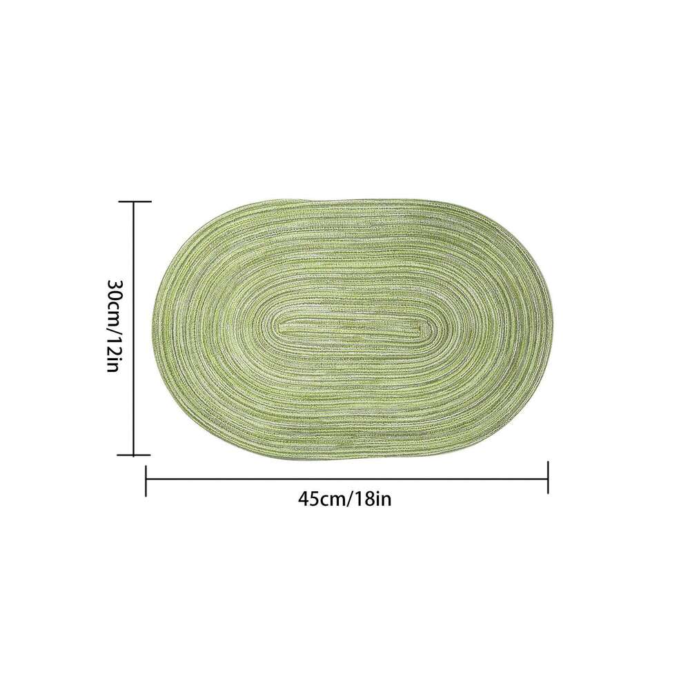 Placemats Set Of 4,Heat Resistant Pad,Place Mat Washable Mats For Kitchen Dining Table Mixed Color Non-Slip Place Mats