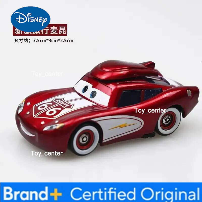 Disney Cars Lightning McQueen Anime Peripheral Creative Cartoon Cute Alloy Desktop Car Mini Model Ornament High Value Birthday Gift H260113