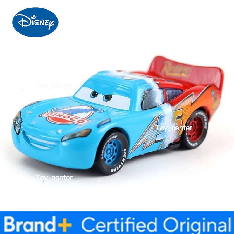 Disney Racing Mobilization Blue Lightning Tongue Out McQueen Alloy 1:55 Die Casting Mini Car Piston Cup Toy Children's Birthday Gift H260113